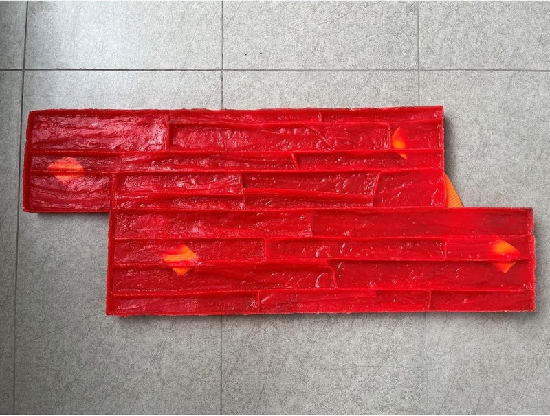 SGHE Realistic Stone Texture Stromatolite Concrete Molds Concrete Texture Mat Concrete Seamless Stamp Mat Polyurethane Stone Wall Texture Skin Concrete Stamp Mat Outdoor Landscaping Stone Forms - Image 4